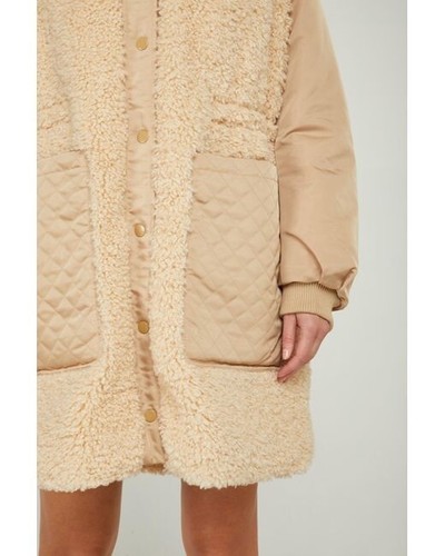 $598 NWT OOF Vanilla 9128 Coat Mid-Length Parka COZY SHERPA Tuckernuck 38 XS - Picture 6 of 17