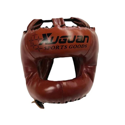 PU Boxing Head Protection Adult Fitness equipment Cross Beam Closed Full Sports - Picture 7 of 17