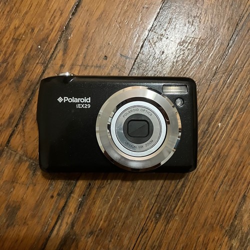 Fotocamera digitale Polaroid iEX29 testata funzionante con batteria! Scheda mem tutto funzionante no - Foto 2 di 7