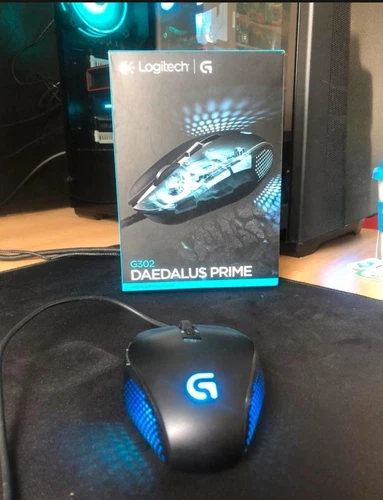 Logitech G302 Daedalus Prime MOBA Wired Optical Gaming Mouse Lightweight Design 