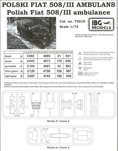 IBG Models 1/72 Polish FIAT 508/III LIGHT TRANSPORT TRUCK - Picture 5 of 6