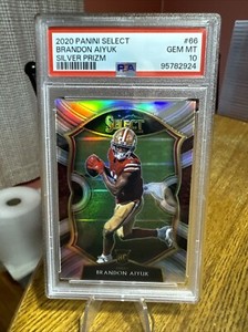 2020 Panini Select - Concourse Silver Prizm #66 Brandon Aiyuk (RC) Rookie PSA 10