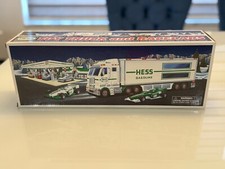 Hess 2003 Toy Truck and Racecars, NIB!