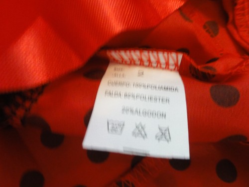 NEW GIRLS RED & BLACK FLAMENCO DANCER COSTUME DRESS SIZE 2 - Picture 11 of 11