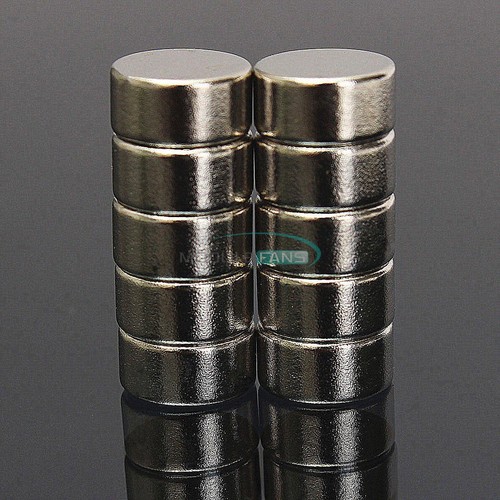 10PCS 10 x 5mm Strong Round Cylinder Rare Earth Neodymium Magnets Magnet N52 MF - Picture 2 of 5