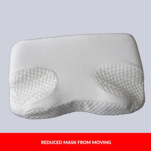 CPAP Memory Foam Pillow Side Sleepers Sleep Apnea Snoring Machine Stop Mask Leak - Picture 7 of 7
