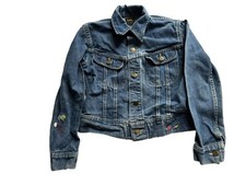 Vintage Denim 1960  s 70's LEE kid  s Sanforized Jean Jacket Union Made