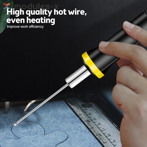 Cortador eléctrico de espuma de poliestireno cuchillo de espuma de poliestireno herramienta de pluma de corte de espuma de alambre caliente - Imagen 4 de 22