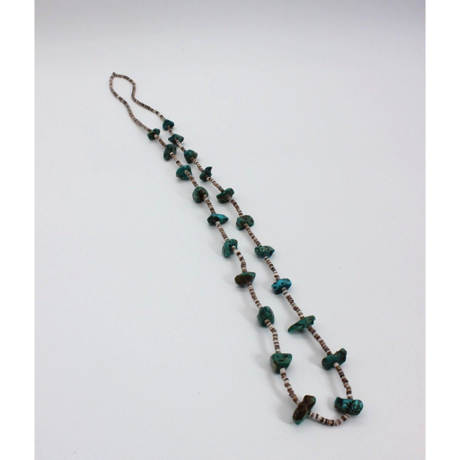 295 Gram Mind Boggling Santo Domingo Turquoise Inlay Necklace 295 Gram Mind Boggling Santo Domingo Turquoise Inlay Necklace