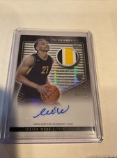 2024 Isaiah Wong (RC) Topps Midnight Rookie 3 Color Patch Autograph /50 RJA-IW