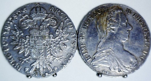 1780 OPIUM Thaler Dollar SILVER Coin Smugglers Box Hinged Hollowed Out $1 Coin - Picture 11 of 12