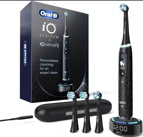 Oral-B iO 10 Electric Toothbrush, Cosmic Black | eBay