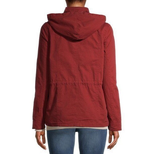 New Look Womens Long Sleeve Anorak Mid-Length Jacket, Rust, Medium - Picture 4 of 6