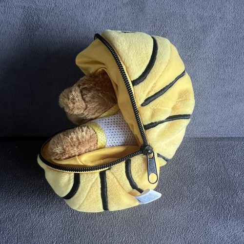 Iowa Hawkeye Surprise Teddy Bear Plush Basketball Zippered Plush Ball - Picture 5 of 11