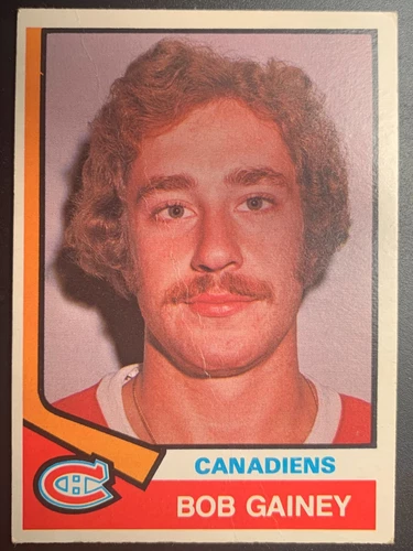 1974-75 OPC #388 Bob Gainey (Creases)