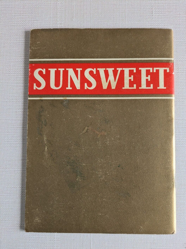SUNSWEET Prunes for Good Health Info and Recipe Booklet (1937 Paperback) - Picture 2 of 8