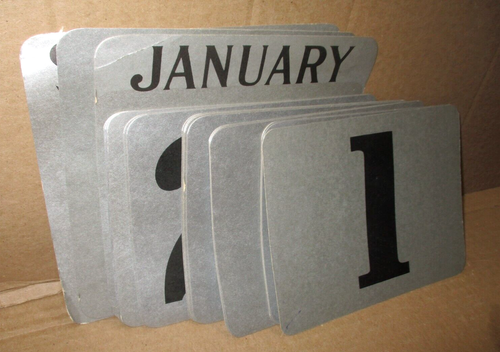 TARJETAS DE CALENDARIO - ORIGINALES - Almohadilla completa - PERPETUA - VINTAGE NOS Donaldson Sign Co - Imagen 1 de 22