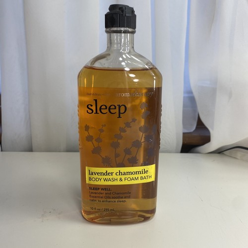 NEW Bath & Body Works Aromatherapy Sleep Lavender Chamomile Body Wash Foam Bath - Foto 1 di 3
