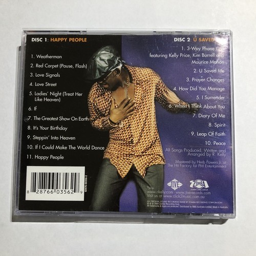 R. KELLY – Happy People / And Saved Me SET 2 CD Sent Tracked. (21A83) - Picture 6 of 7