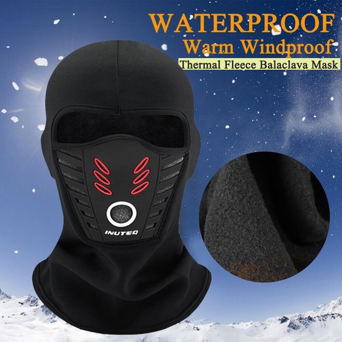 Taktische Sturmhaube Vollgesichtsmaske Winter Winddicht Fleece Motorrad Kapuze Mütze - Bild 4 von 16