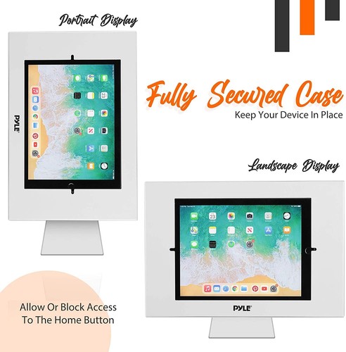 Pyle Anti Theft Tablet Security Stand - Wall / Table Mount Desktop Ipad Stand - Bild 6 von 8