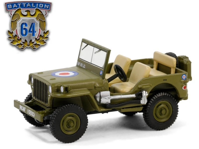 WILLY`s MB Jeep - British Army - 1942 - Military - Greenlight 1:64 - Imagen 2 de 4