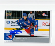 FRANCESCO PINELLI autographed SIGNED '22/23 Upper Deck CHL card LA KINGS