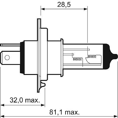VALEO 032007 Glühlampe, Fernscheinwerfer für ABARTH ALFA ROMEO AUDI AUSTIN - Bild 1 von 3