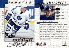 1997-98 Be A Player Autographs #222 Alyn McCauley Auto - NM-MT