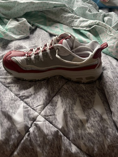 Skechers Memory Foam Damen 10 rot/weiß/silber - Bild 3 von 8