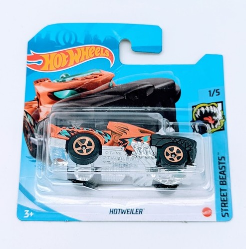 Hot Wheels Mattel Orange Hotweiler Street Beasts 2021 1/5 #69/250 New Sealed - Picture 4 of 9