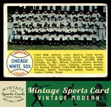 1958 Topps - Chicago White Sox - #256 Chicago White Sox (Marked)