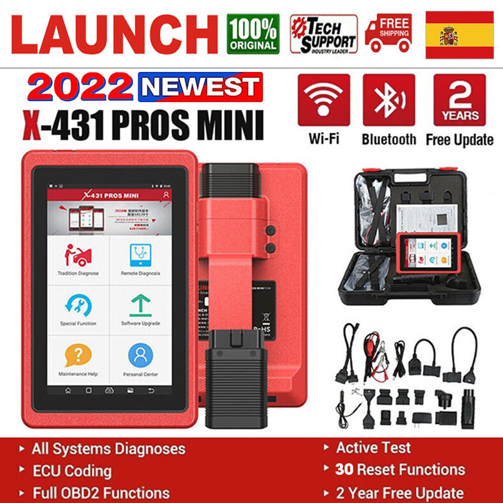 LAUNCH X431 PROS MINI OBD2 Bluetooth Scanner Sistema Completos ECU Coding Active