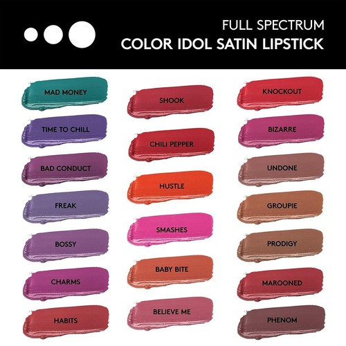 NEW Covergirl Full Spectrum Satin Lipstick, FS365 Habits, Red, Color Idol - Picture 6 of 6