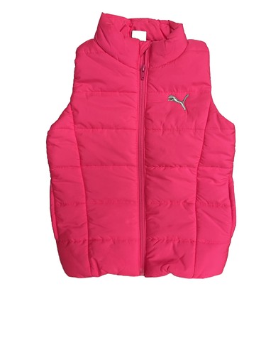 Puma Girls Puffer Vest Size XS (5/6) Pink - Picture 2 of 4