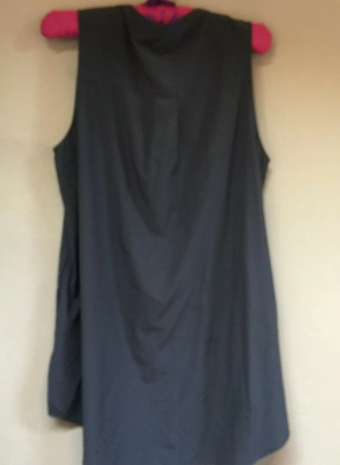prana natasha tunic sleeveless tie-neck stretch shirt