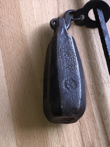 BALANCE ROMAINE old tool outil ancien / POIDS / PESON FORGÉ XIXe DECORS N.2 - Picture 3 of 11