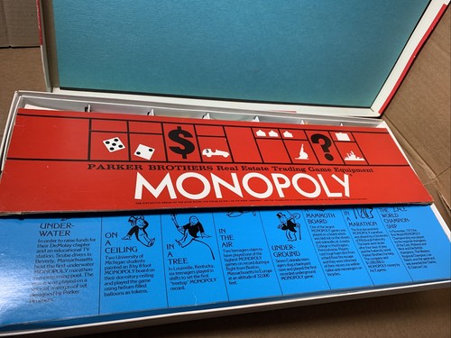 Vintage 1975 Parker Brothers MONOPOLY Board Game - PREOWNED, Good Shape Overall - Picture 9 of 12