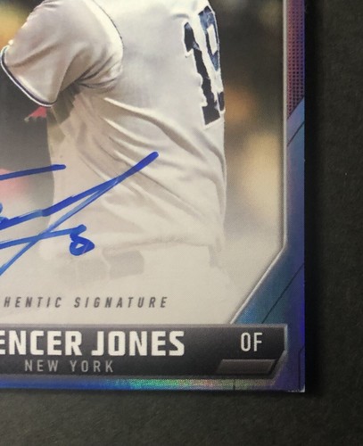 2024 Pulse - (Spencer Jones) Auto Sapphire (20/60) A-SJO (New York Yankees) - Picture 5 of 6