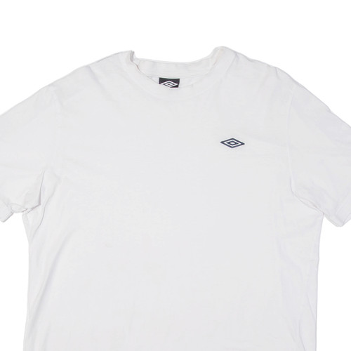 UMBRO Mens T-Shirt White 2XL - Picture 2 of 6