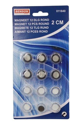 Pinnwandmagnete Magnet Haftmagnet für Kühlschrank Magnettafel Whiteboard 12x - Bild 3 von 3