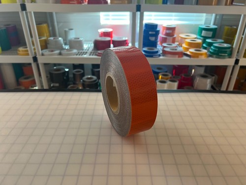 Cinta Reflectante Naranja Alta Intensidad 2" HIP Tipo 4 Oralite Nikkalite Prismática - Imagen 6 de 9