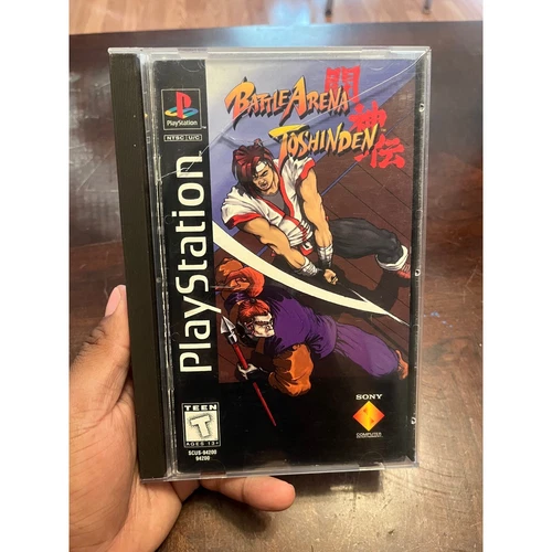 Battle Arena Toshinden (PS1, 1995) Complete Long Box Tested