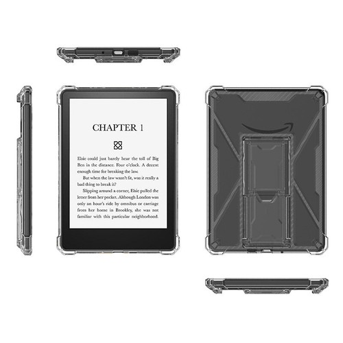 Transparent TPU Protective Case With Holder For Kindle Paperwhite 2024/Colorsoft - Photo 6/20