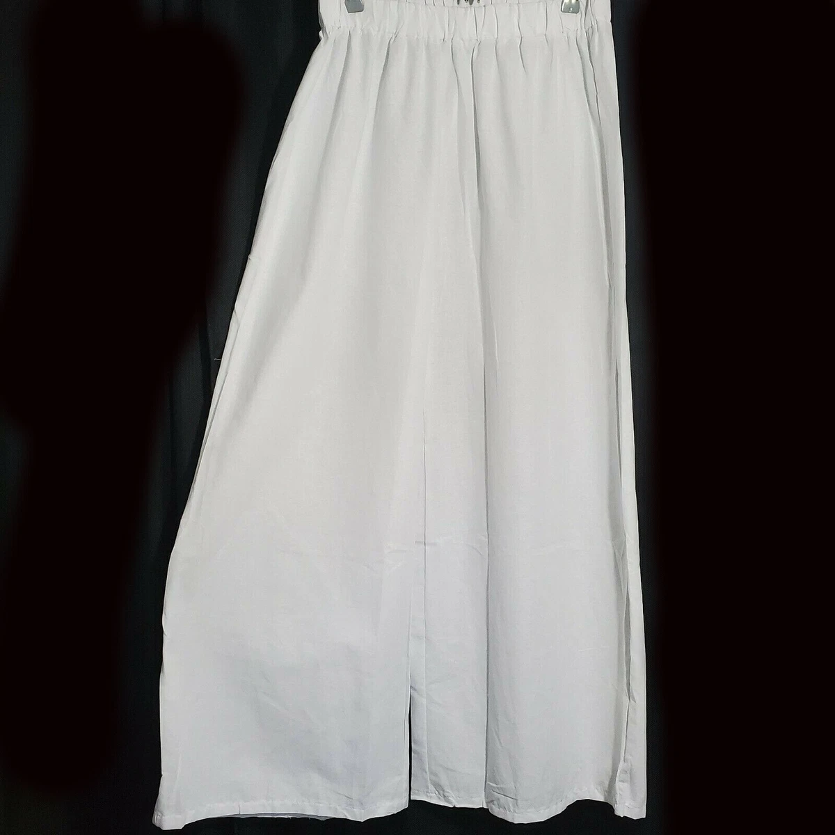 White pull on best sale pants