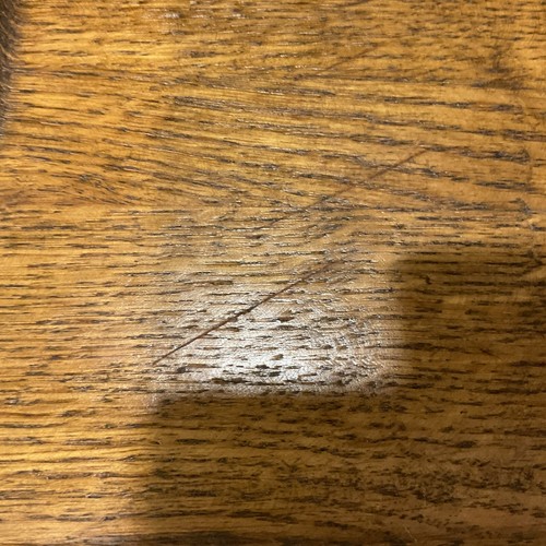 Wood Footed Cutting Charcuterie Board With Ceramic Gold And Brown Inlay - Picture 3 of 3