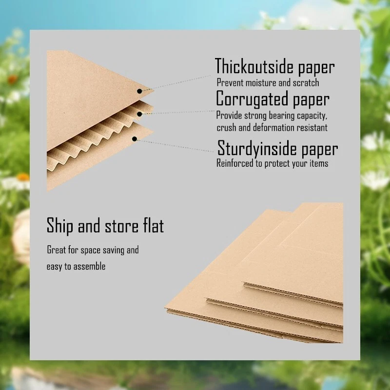 12 x 10x 4 Corrugated Cardboard Shipping Box 10-30 Pack | Business/Home Mailing - Image 4 of 4