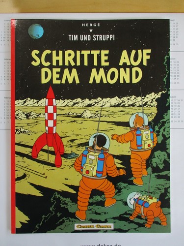 Tim und Struppi Reiseziel Mond aus dem Carlsen Verlag 1998