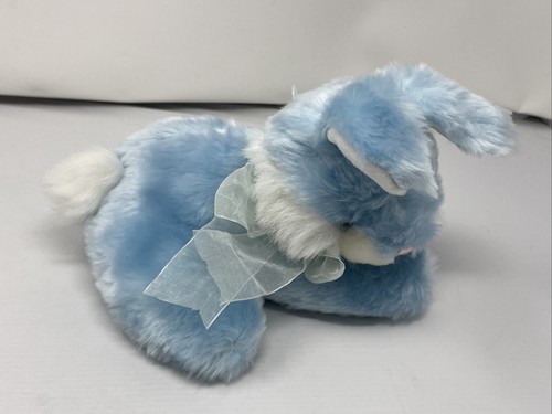 Kids Preferred Plush Easter Bunny Plush Pals 9” Blue White 2004 Retired - Picture 4 of 8