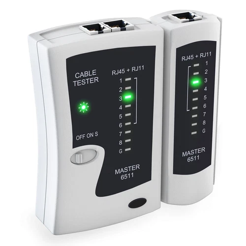 Netzwerk Kabel LAN Internet Ethernet Network Cable Tester Prüfgerät LED RJ45 /11